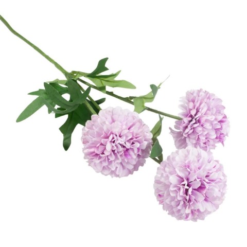 RAMO 3 ORTENSIE A SFERA cm30h LILLA